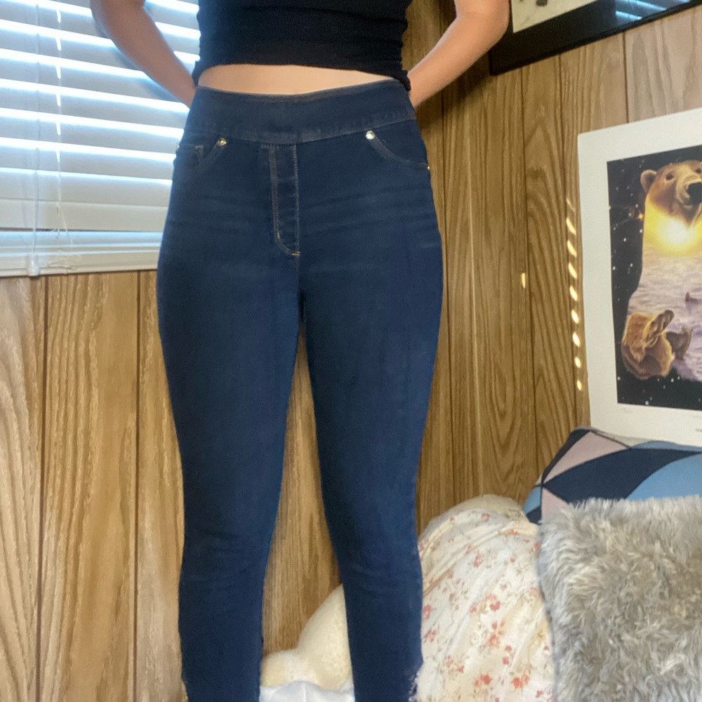 High waist denim jeans